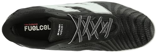 New Balance Men's FuelCell 4040 V7 Molded Baseball Shoe, Black/Optic White, 11