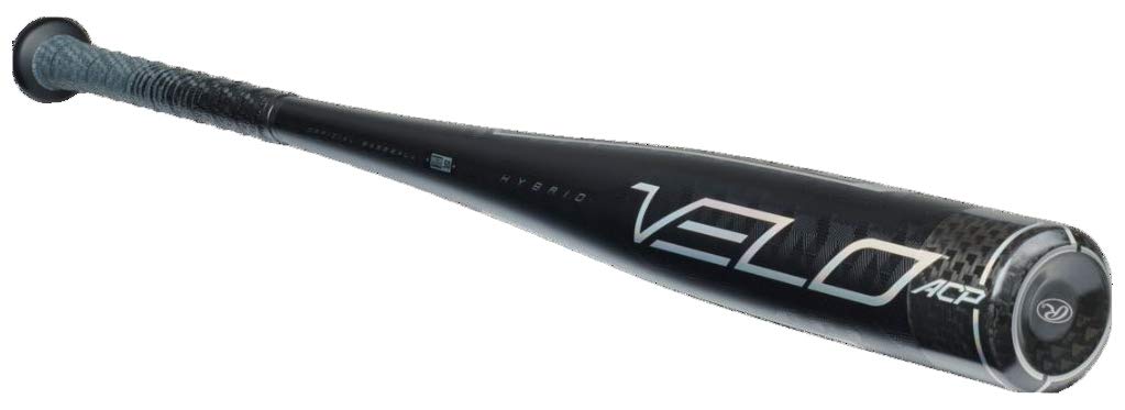 Rawlings 2020 Velo ACP BBCOR Baseball Bat, 32 inch (-3), Black, Silver