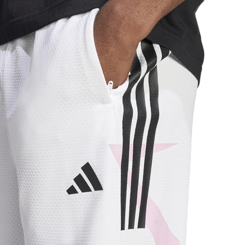 adidas Men's House of Tiro Nations Pack Shorts, White/Black/True Pink