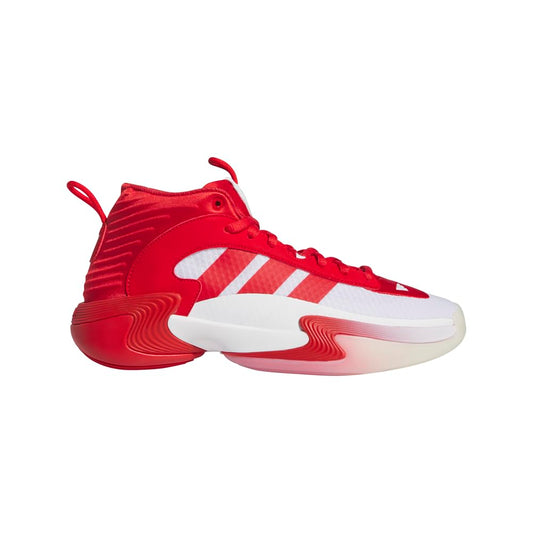 adidas Women's Exhibit Select Mid Top Sneaker, White/Collegiate Red/Collegiate Red, 8