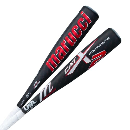 Marucci CATX2 Composite Tee Ball Bat, 2 5/8" Barrel, -13 Drop, USA Baseball