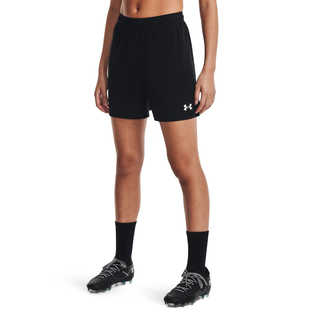 Under Armour Women's Golazo 3.0 Shorts, Black (001)/White, Medium