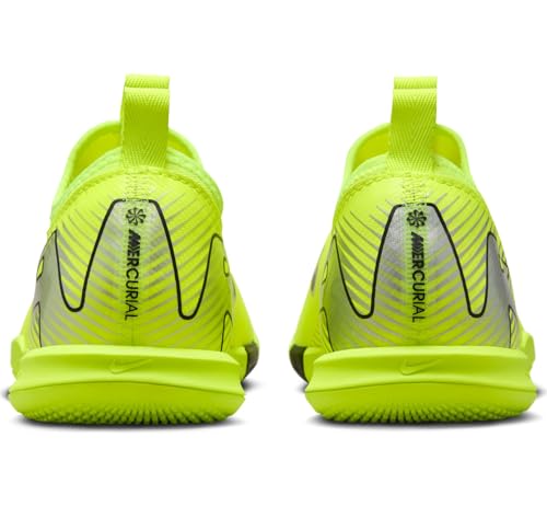 Nike Jr. Mercurial Vapor 16 Academy Little/Big Kids' IC Low-Top Soccer Shoes (FQ8411-700, Volt/Black) Size 3.5