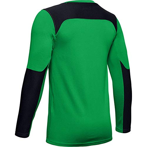 Under Armour Kids' UA Threadborne Wall Goalkeeper Jersey YMD Green