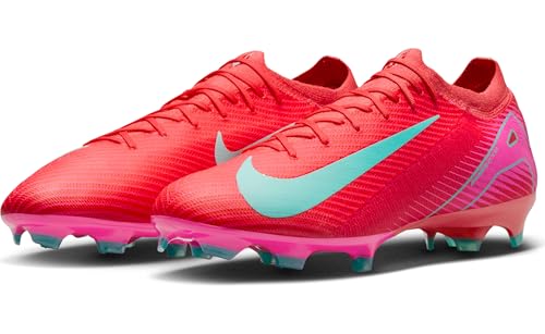 Nike Mercurial Vapor 16 Pro FG Low-Top Soccer Cleats (FQ8685-800, Ember Glow/Aurora Green) Size 8
