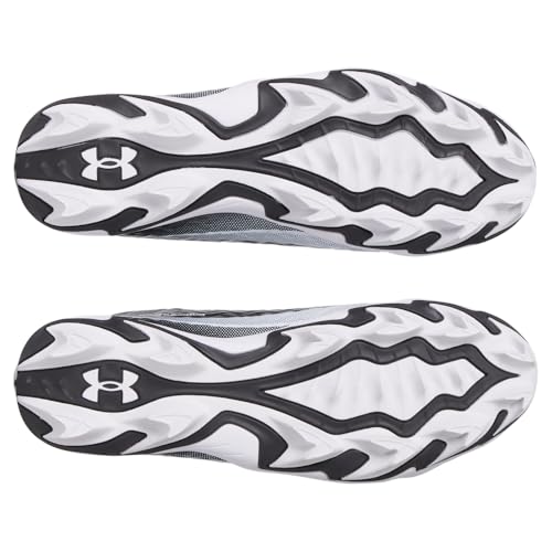 Under Armour Men's Spotlight Hammer RM, (001) Black/White/White, 7, US