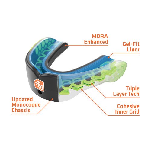 Shock Doctor Mouth Guard, Gel Max Power Mouthguard, Flavored Mouth Guards for Sports, Football, Lacrosse, Hockey, Basketball, Kool Aid Mouth Guard Youth & Adult
