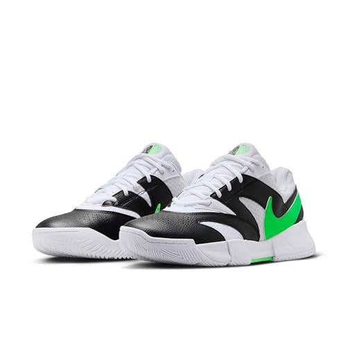 Nike Men's Tennis Shoes, White Poison Green Black, 12