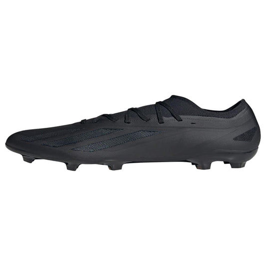 adidas Unisex X Crazyfast.2 Firm Ground Soccer Cleats Sneaker, Core Black/Core Black/Core Black, 7 US Men