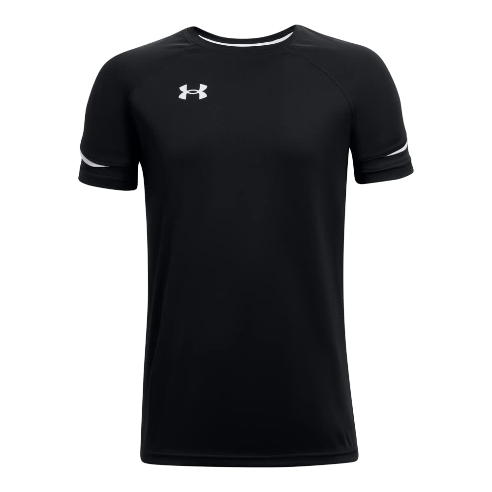 Under Armour Boys' Golazo 3.0 Jersey, Black (001)/White, Youth Large