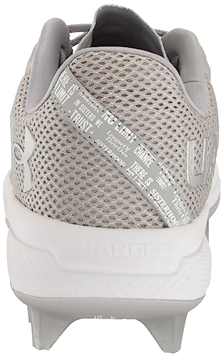 Under Armour Women's Glyde 2.0 MT TPU, (102) Baseball Gray/Baseball Gray/Metallic Silver, 7.5, US