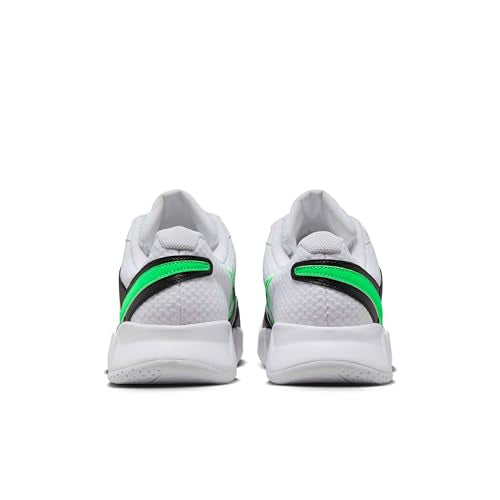 Nike Men's Tennis Shoes, White Poison Green Black, 12