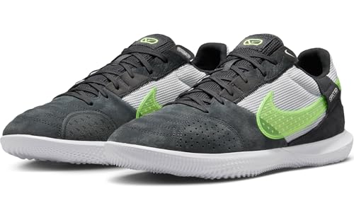 Nike Streetgato Low-Top Soccer Shoes (DC8466-012, Black/Volt) Size 10.5
