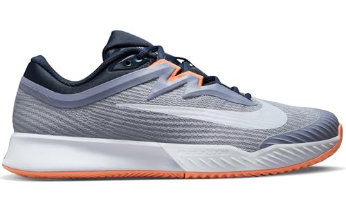 Nike Vapor Pro 3 Men's Clay Court Tennis Shoes (HQ6034-400, Ashen Slate/Obsidian/Light Armory Blue/Football Grey) Size 10.5