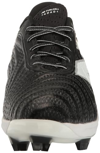 New Balance Men's FuelCell 4040 V7 Molded Baseball Shoe, Black/Optic White, 11