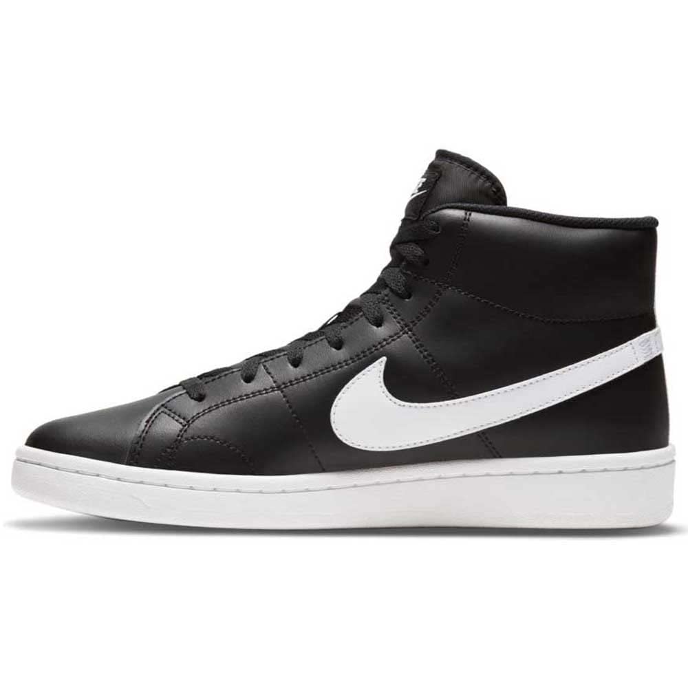 NIKE Men's Court Royale 2 MID Tennis Shoe, Black White Onyx, 11