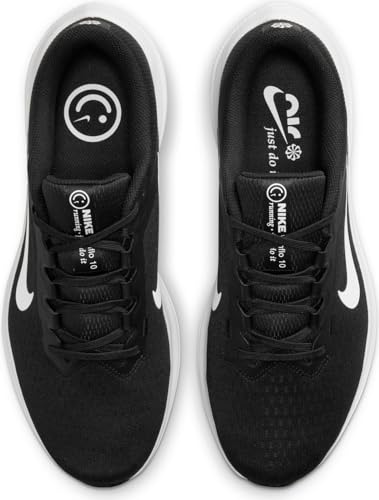 Nike Mens AIR Winflo 10, BLACK/WHITE-BLACK, 10 UK (11 US)