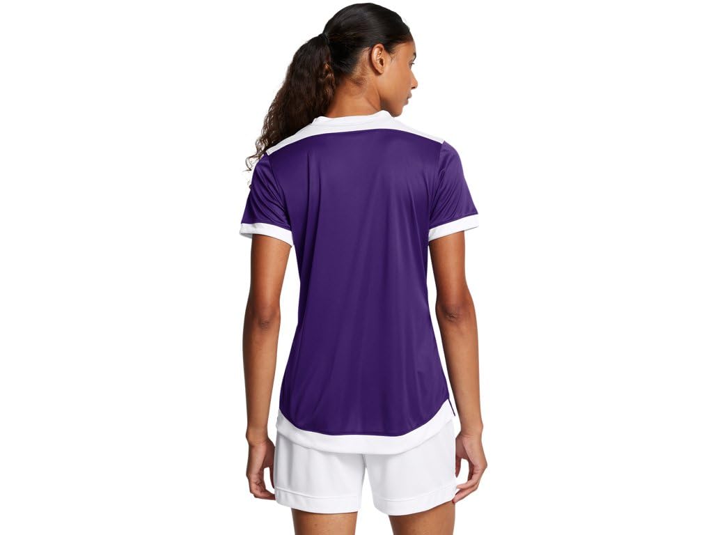 Under Armour Womens Maquina 3.0 Jersey, (500) Purple / / White, Large