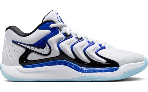 KD17 Basketball Shoes (FJ9487-100, White/Black/Game Royal/White) Size 11.5