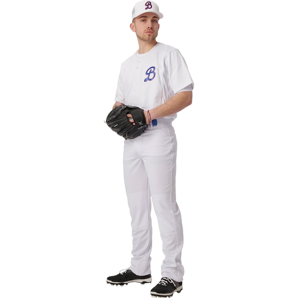 CHAMPRO Standard Triple Crown 2.0 Open Bottom Baseball Pants, Black