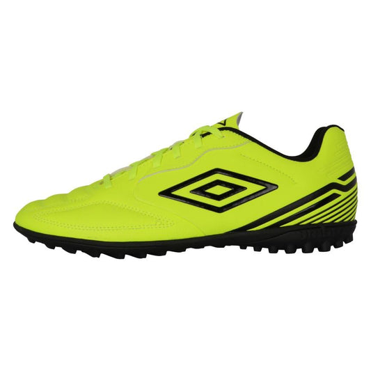Umbro Men's Classico 13 TF Soccer Turf Shoe, Safety Yellow/Black, 10
