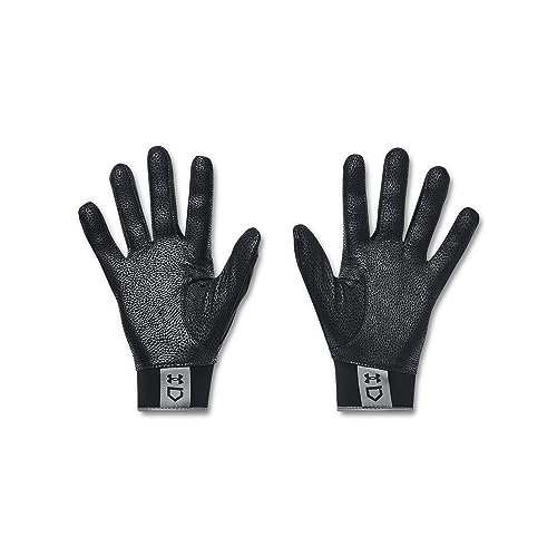 Under Armour Men's Yard 9 Baseball Gloves, (001) Black / / Pitch Gray, X-Large