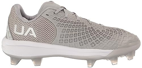 Under Armour Women's Glyde 2.0 MT TPU, (102) Baseball Gray/Baseball Gray/Metallic Silver, 7.5, US