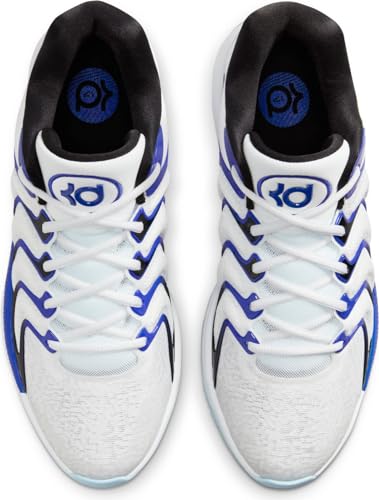 KD17 Basketball Shoes (FJ9487-100, White/Black/Game Royal/White) Size 11.5