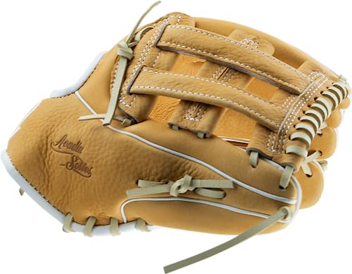 MARUCCI Acadia M Type V2 45A3 Baseball Glove, 12.00", H-Web, Right Hand Throw, MESA/Camel