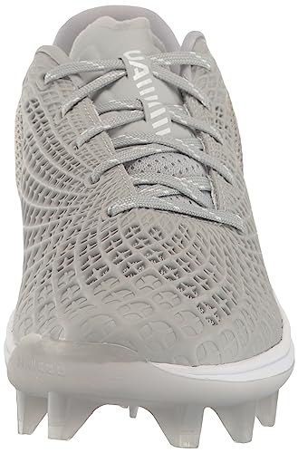 Under Armour Women's Glyde 2.0 MT TPU, (102) Baseball Gray/Baseball Gray/Metallic Silver, 7.5, US