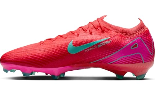 Nike Mercurial Vapor 16 Pro FG Low-Top Soccer Cleats (FQ8685-800, Ember Glow/Aurora Green) Size 8