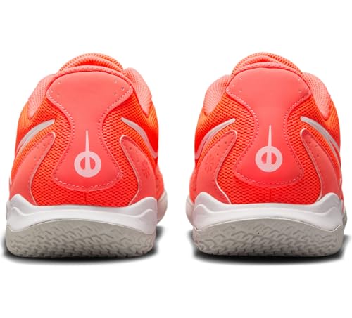 Nike Tiempo Legend 10 Academy Indoor/Court Low-Top Soccer Shoes (DV4341-800, Hot Lava/White) Size 9.5