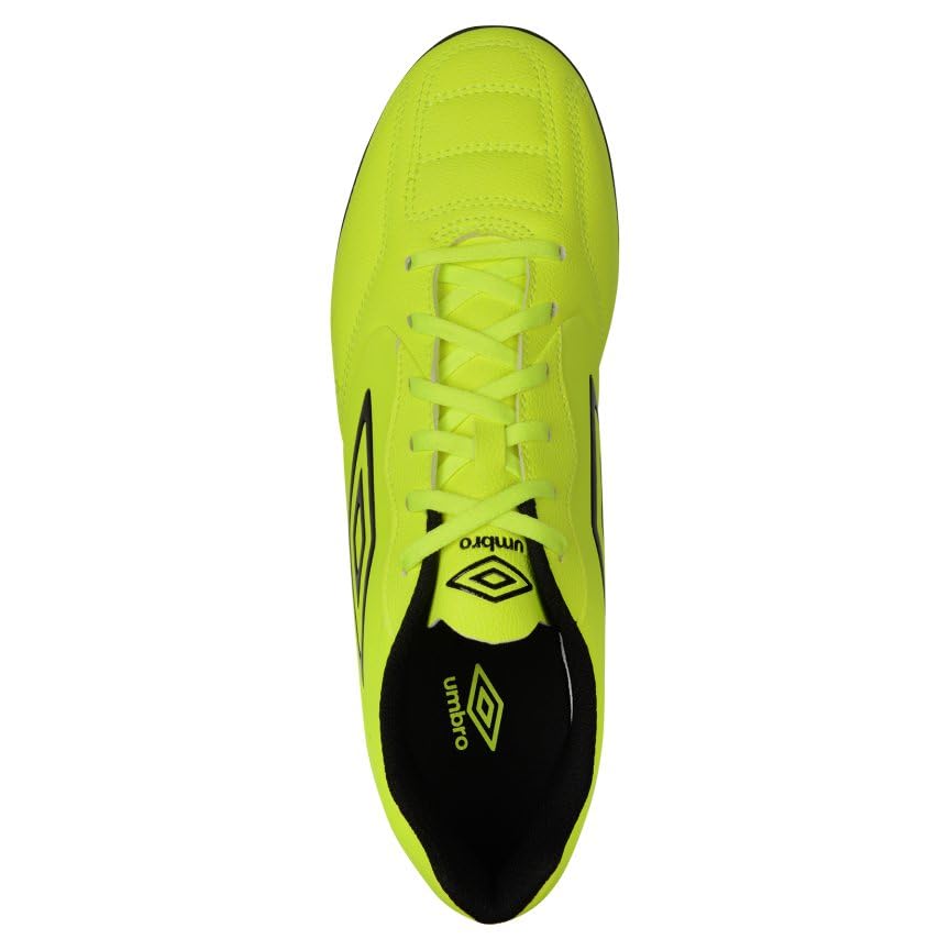 Umbro Men's Classico 13 TF Soccer Turf Shoe, Safety Yellow/Black, 10