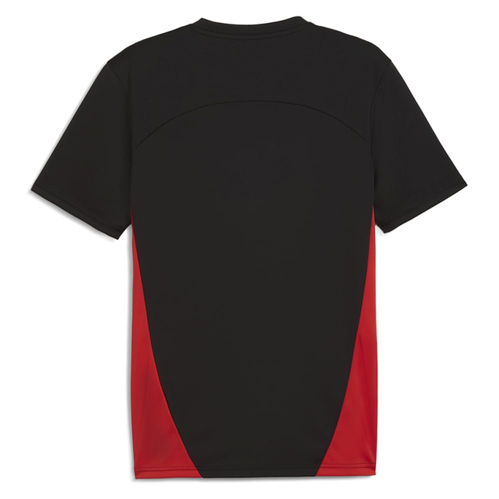 PUMA Men's Soccer AC Milan Training Jersey - Official Team Branding. Licensed A.C. Milan Product (US, Alpha, Medium, Regular, Regular, Black)