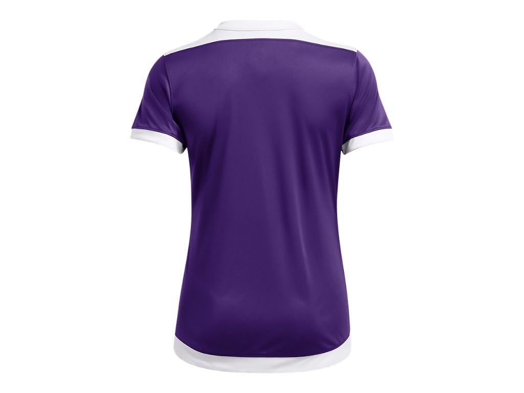 Under Armour Womens Maquina 3.0 Jersey, (500) Purple / / White, Large