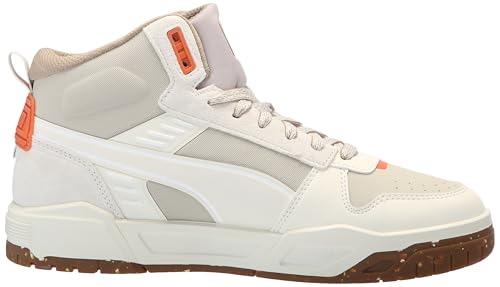 PUMA Men's RBD Tech Mid Shoes, Desert Dust-Frosted Ivory-Maple Syrup, 9.5