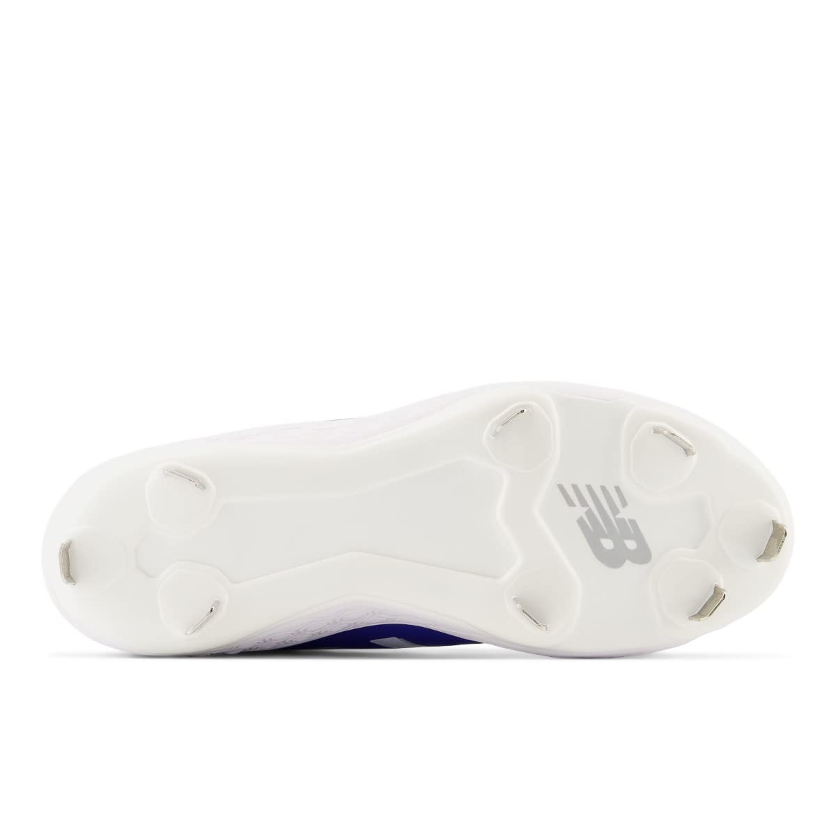 New Balance Women's Fresh Foam Velo V3 Softball Shoe, Blue/White, 7