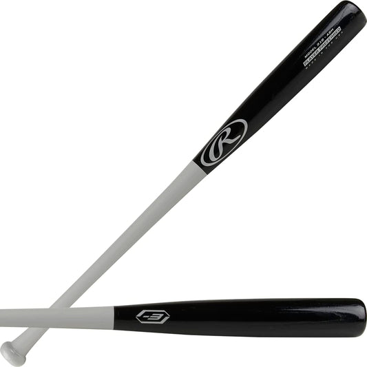 Rawlings | Player Preferred 318 Ash Wood Baseball Bat | 31 inch | Black/Grey