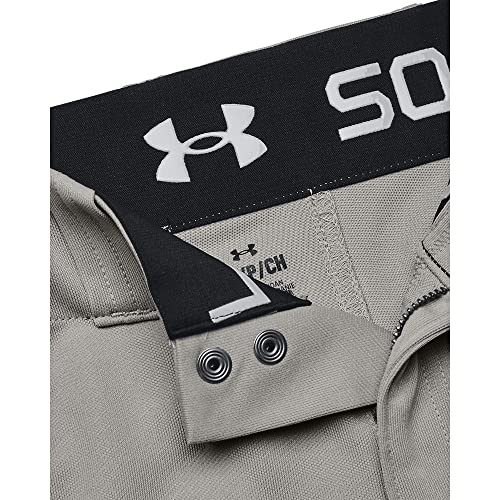 Under Armour Womens Utility Softball Pants 22, (075) Baseball Gray / / Black, Small