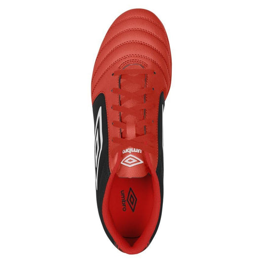 Umbro Men's Classico 12 TF Soccer Turf Shoe, Red/White/Black, 10.5