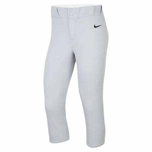 Nike Women's Vapor Select2 Softball Baseball Pants Wolf Grey/Black #HF7745-052 - Size Women's Small