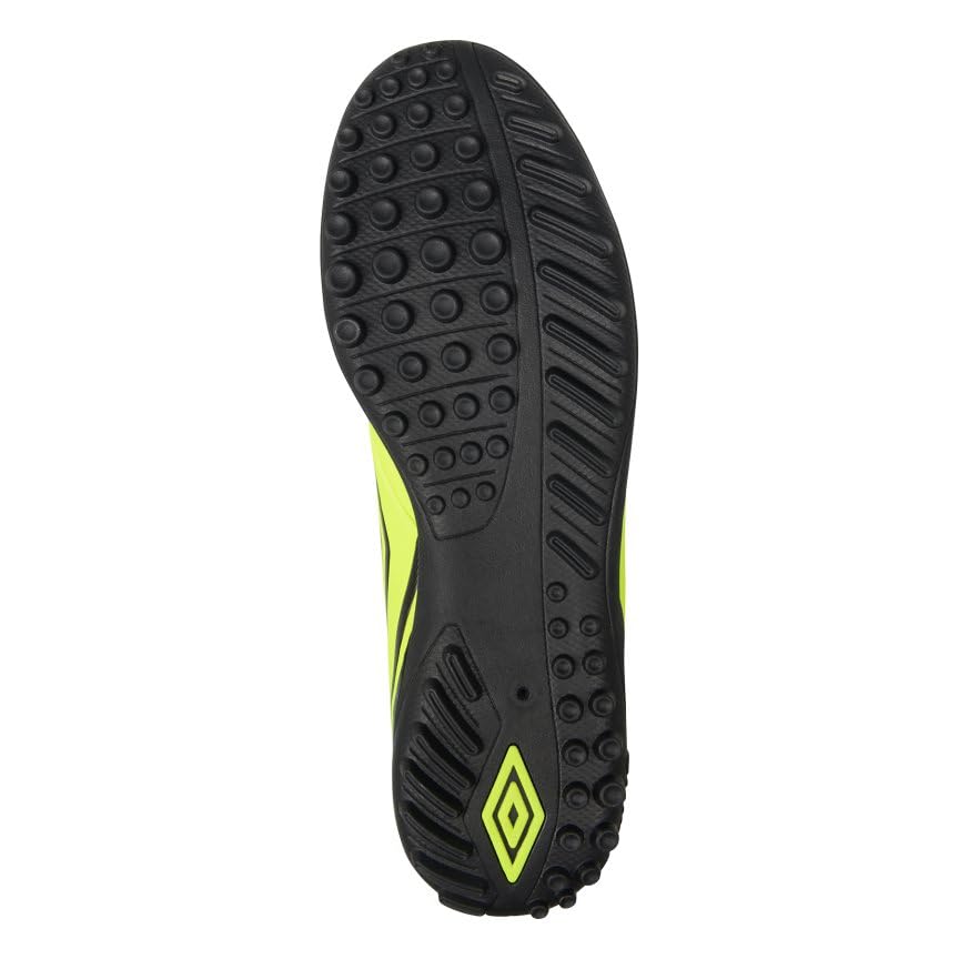 Umbro Men's Classico 13 TF Soccer Turf Shoe, Safety Yellow/Black, 10