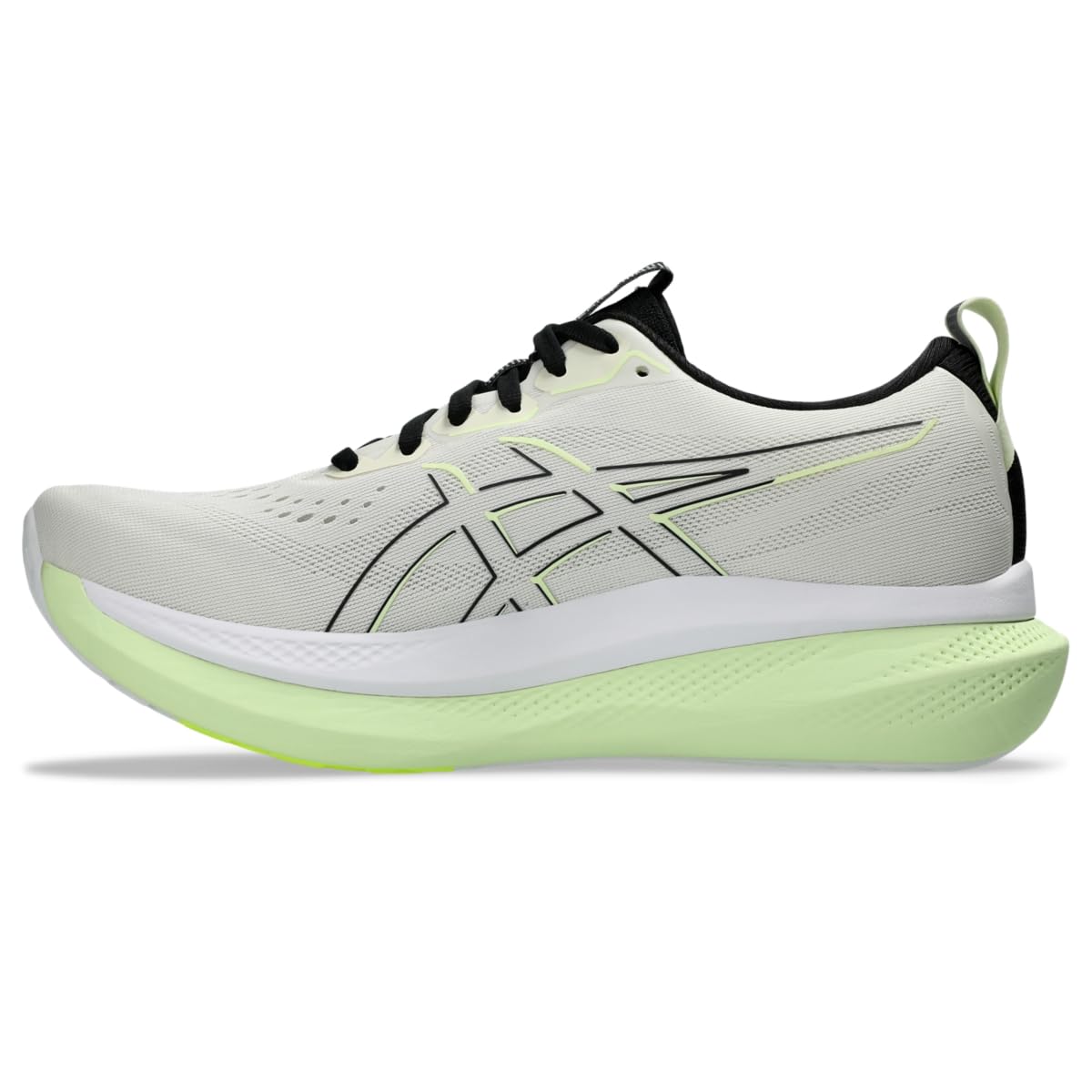 ASICS Men's GLIDERIDE MAX Running Shoe, 10, Birch/Black