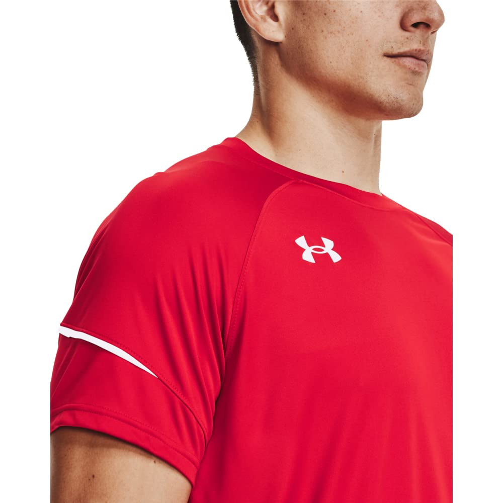 Under Armour Men's Golazo 3.0 Jersey, Red (600)/White, Large