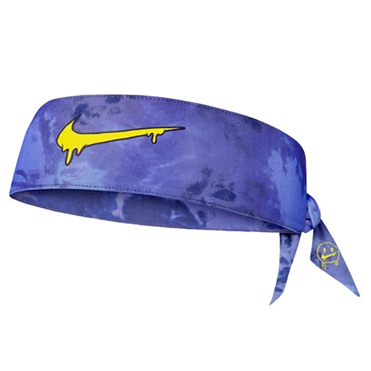 Nike Dri-Fit Printed Head tie - Unisex (Era Explorer, SF Blue)