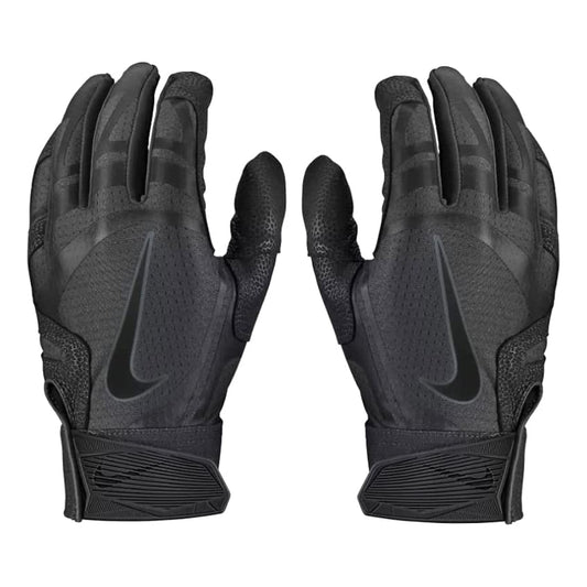Nike Adults' Alpha Huarache Pro Batting Gloves (Black) - 1 Pair (Medium)
