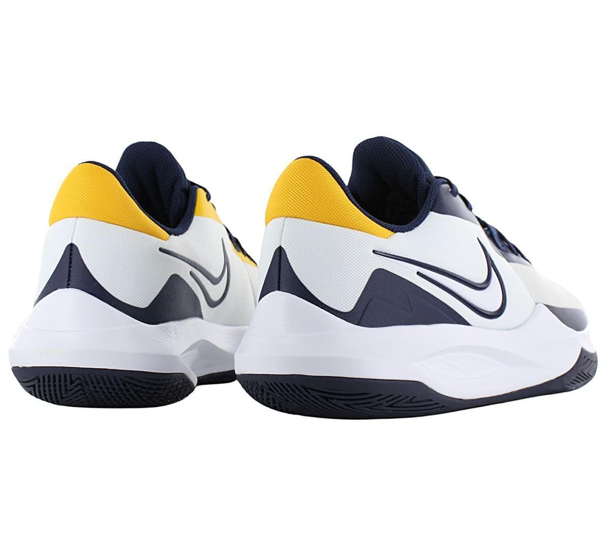 NIKE Men's Athletic, White Midnight Navy University Gold, 9