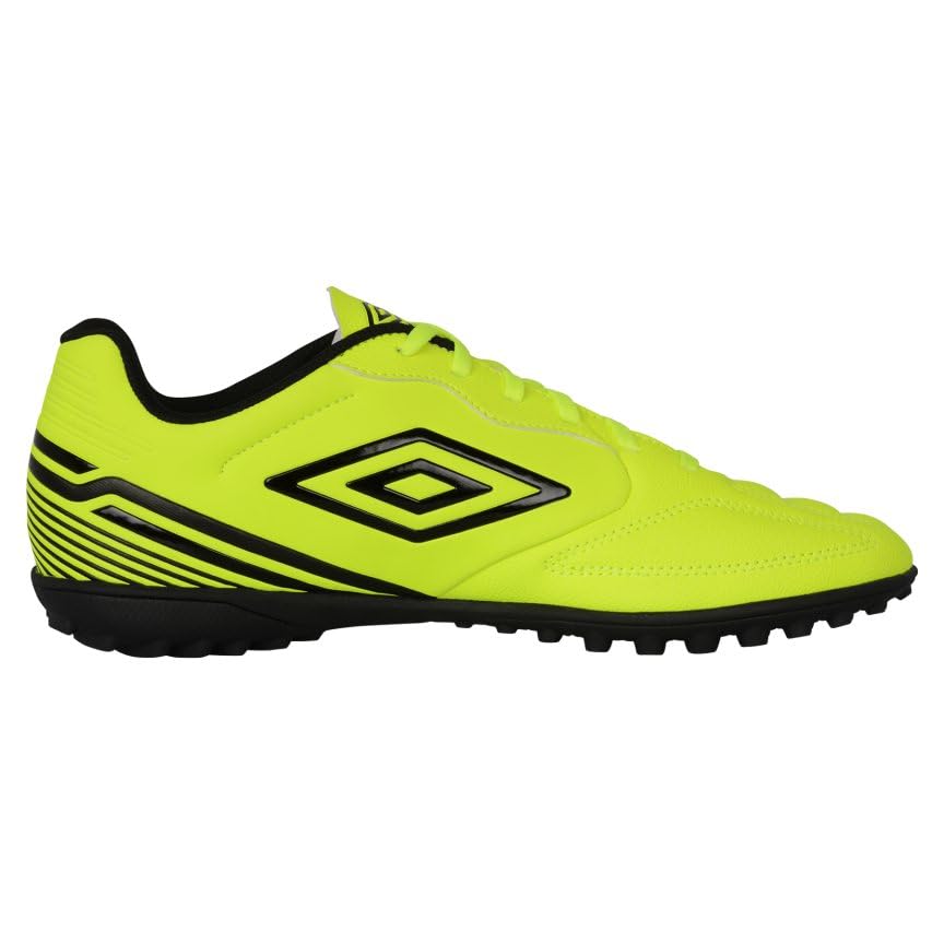 Umbro Men's Classico 13 TF Soccer Turf Shoe, Safety Yellow/Black, 10