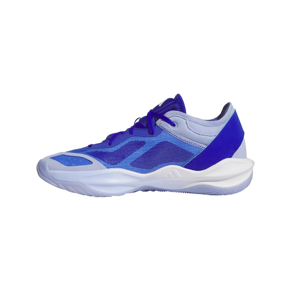 adidas Unisex Adizero Select 2.0 Basketball Sneaker, Lucid Blue/White/Blue Spark, 8 US Men