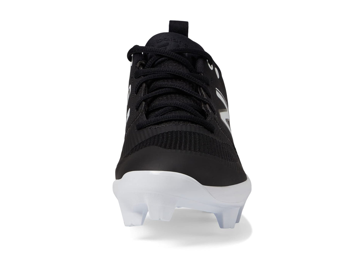New Balance Women's Fresh Foam Velo V3 Molded Softball Shoe, Black/White, 8.5